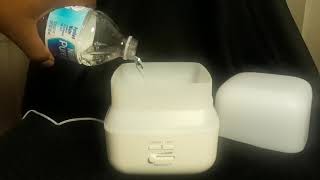 It changes colors! SpaRoom Diffuser Review