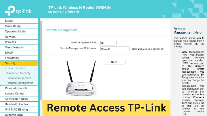 Access TP-Link Router from Outside Network [Remote Management] - DayDayNews