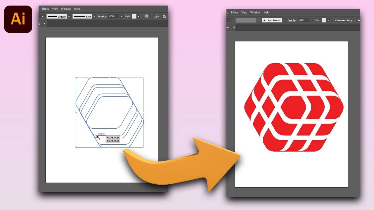 How to Create a 3D Cube in Adobe Illustrator - YouTube