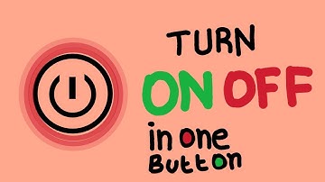 On & Off button | max 2d