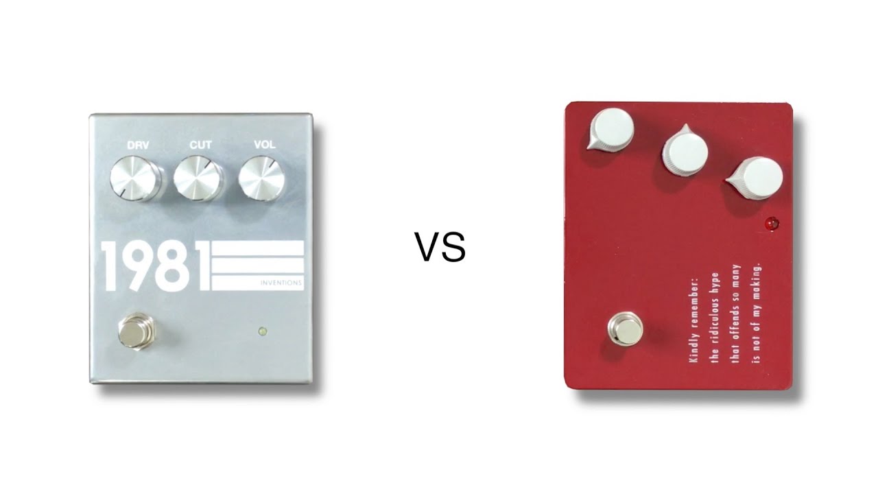 1981 Inventions エフェクター クローン Andertons teams up with 1981 Inventions for limited-edition DRV