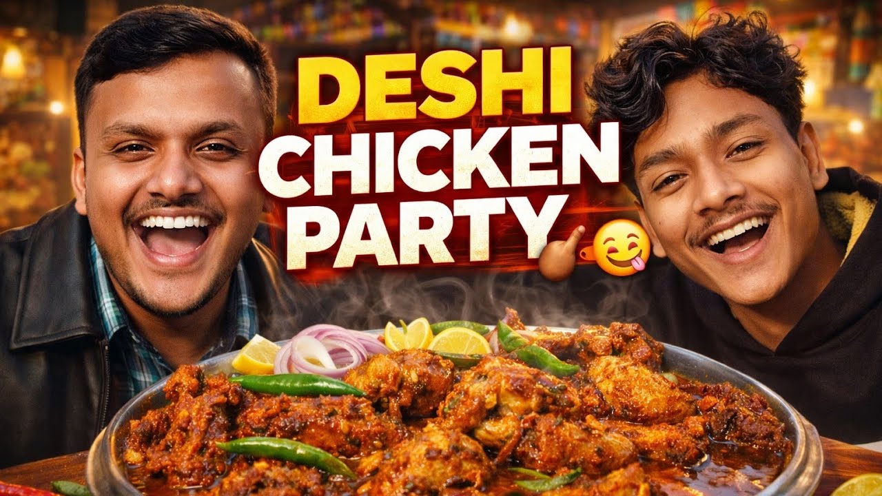 Deshi Chicken Party 🐔🔥 | Village Style Chicken Feast With Friends 😍 