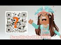 Scan this qr code for free items 