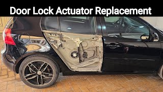 Rear Door Lock Actuator Replacement | VW Golf MK5