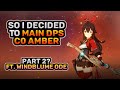 Amber Build & Showcase - Windblume Ode is AMAZING for a F2P Amber Main DPS | Genshin Impact