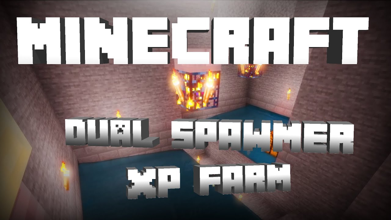 SastaCraft : Minecraft Let's Play : Creating a Dual Spawner XP Farm ...