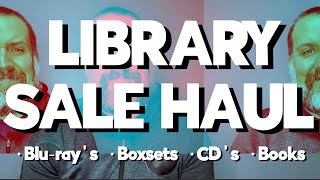 Huge Library Sale Haul: Blu-rays, Boxsets, CDs, and Books! @Plaidx2Productions