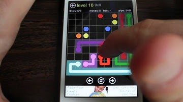 Flow - 9x9 Level 16 Walkthrough