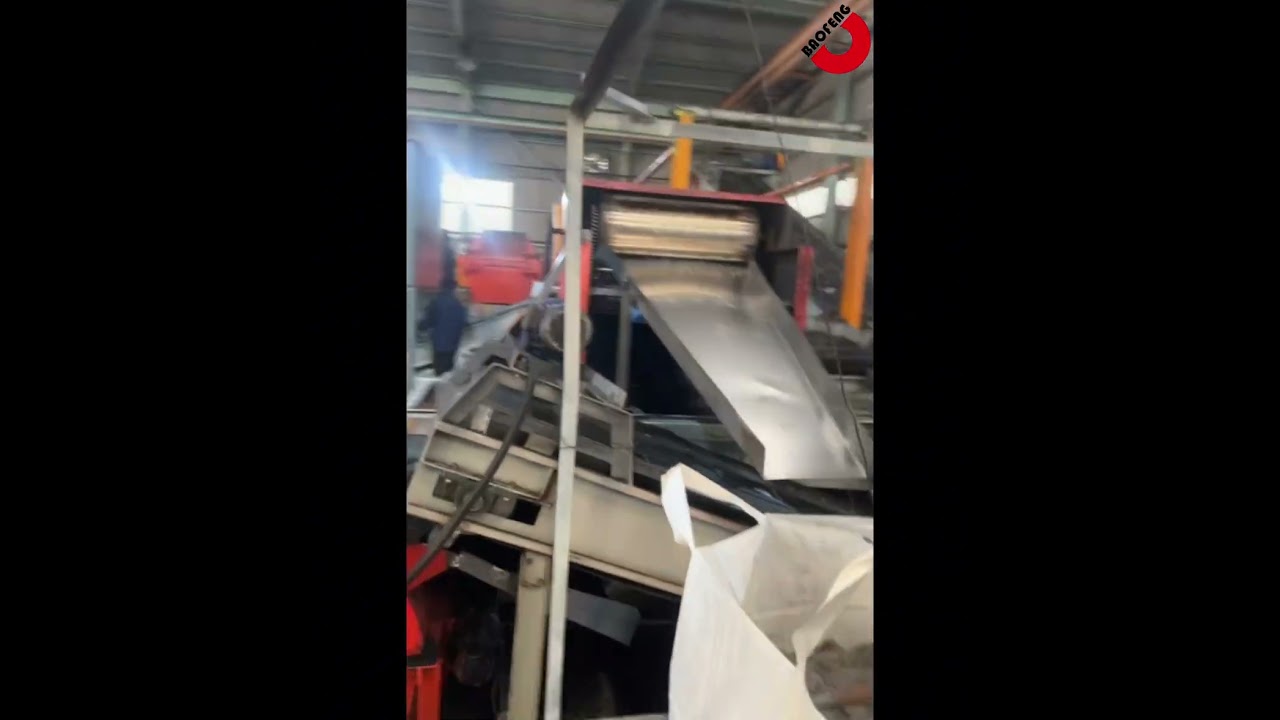 Selling a used tire recycling production line 