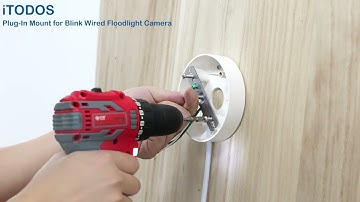 How to install Plug in Mount for Blink Wired Floodlight Camera