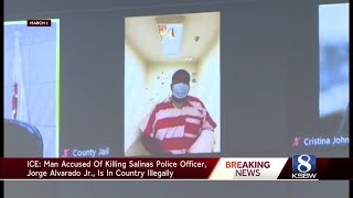 Man accused of killing Salinas officer was in country unlawfully: ICE