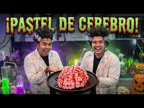 We Made an Edible Brain!! 🧠 🎃💀 | Pepe & Teo's Horror Month