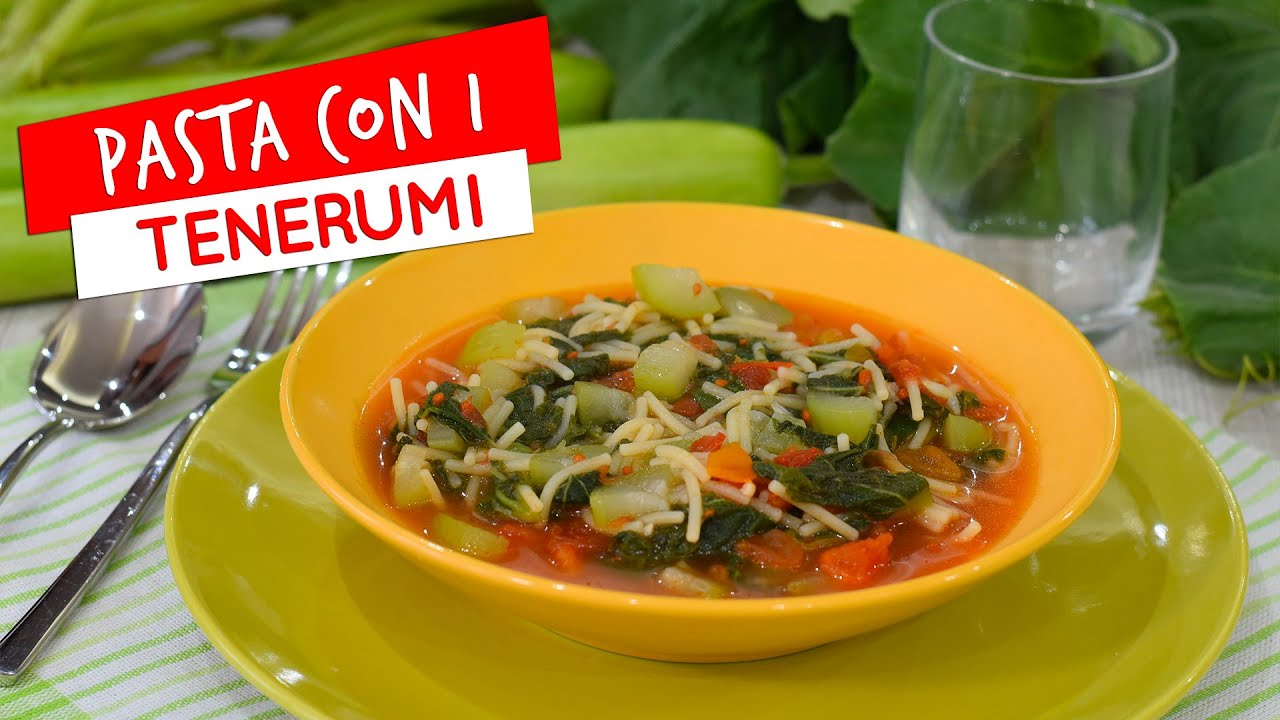 Pasta con i tenerumi alla palermitana: ricetta della minestra estiva tradizionale siciliana