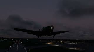 MSFS 2020: (Black Square) Rockwell Commander 114, Evening Takeoff From EGGD.