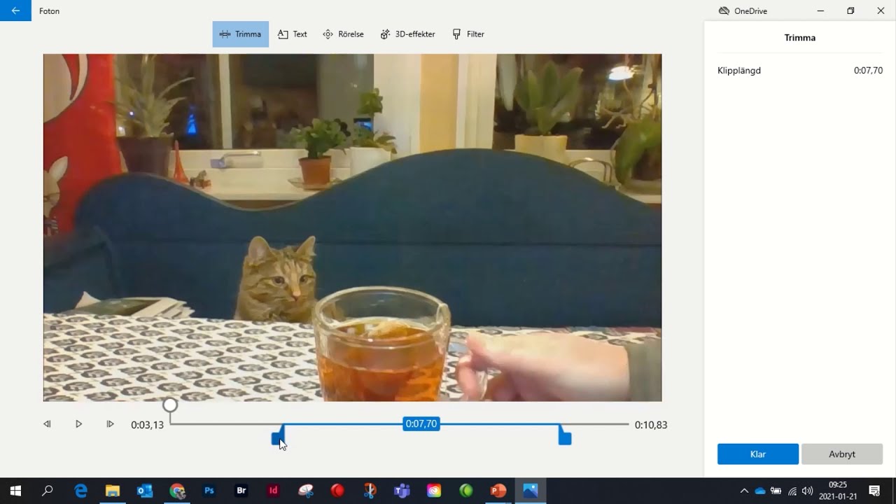 redigera film i windows videoredigerare