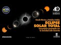 Eclipse solar  abril 8 de 2024  transmisin comentada  planetario de medelln