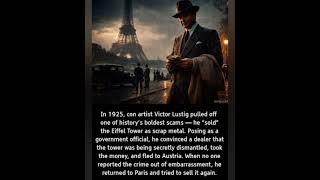 Scam History, Eiffel Tower Sold twice by a con man Victor Lustig to scrap dealer