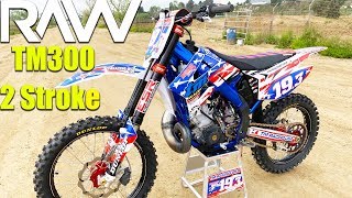 Project 2019 TM300 two stroke RAW -Motocross Action Magazine