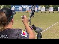 Amazing shooting by sara lopez archery world champion archery sports olympic gold 