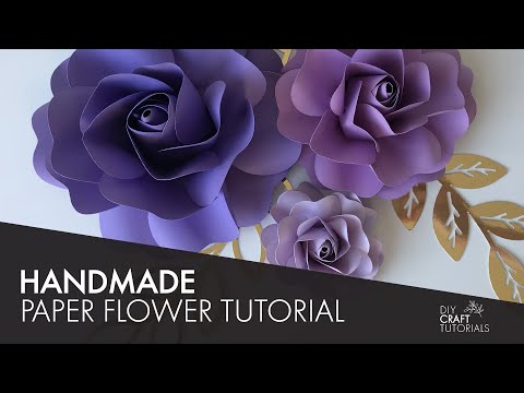 DIY Paper Rose bouquet Tutorial (no cutting machine needed) — The DIY  Bride's Boutique