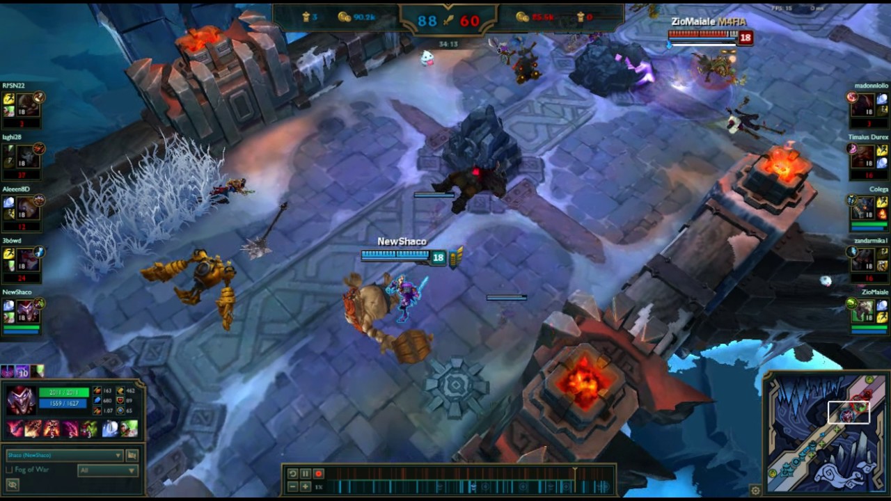 Shaco Plays Aram #1 - YouTube