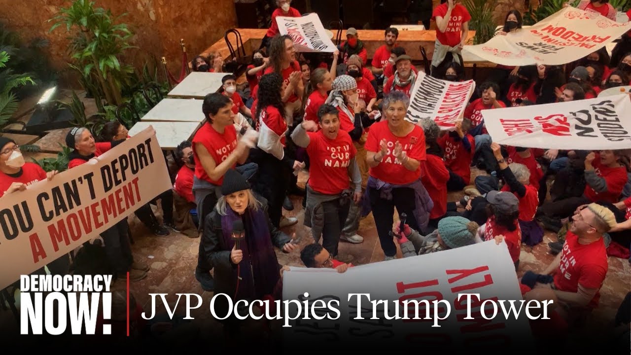 “Never Again for Anyone”: Jewish Activists Arrested at Trump Tower Protesting Mahmoud Khalil Arrest