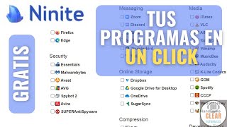 💻 Cómo Instalar tus Programas Fácilmente desde un Sólo Lugar, en un Clic 🖱 | Tutorial Ninite