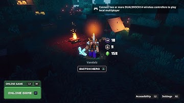 Mincraft dungeons hero edition PS4 gameplay part 3