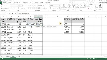 Logical Function If and Nested IF