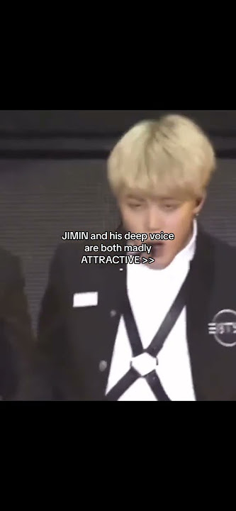 Jimin's Deep Voice😭🔥