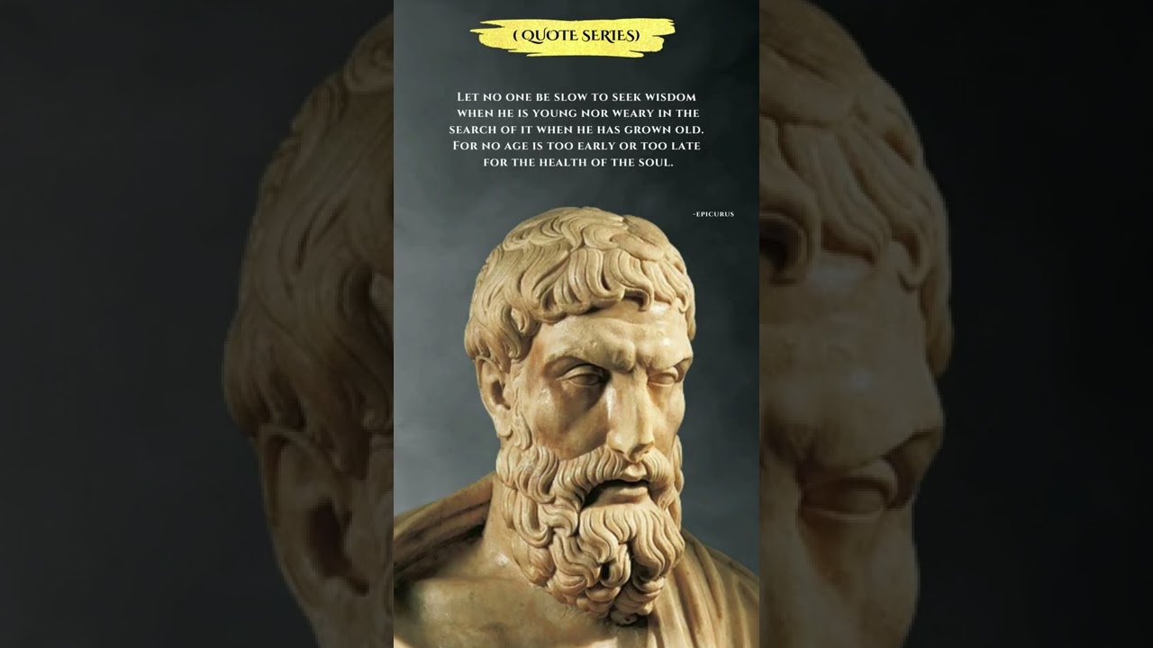 [ TRUE WISDOM, THE REAL SUPERIORITY DOES... ]  Epicurus Words on Wisdom | Philosophy Quotes 