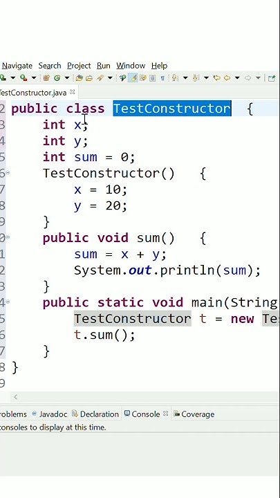 How to write a Constructor in Java | Java in Telugu - YouTube
