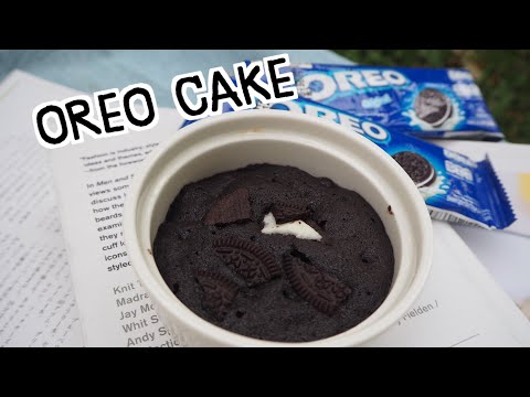 โอรีโอ้เค้ก ไมโครเวฟ ใช้แค่นมกับโอรีโอ้ Very Easy Oreo Cake by Microwave only 2 ingredients