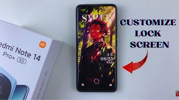 How To Customize Lock Screen On Redmi Note 14 / 14 Pro+