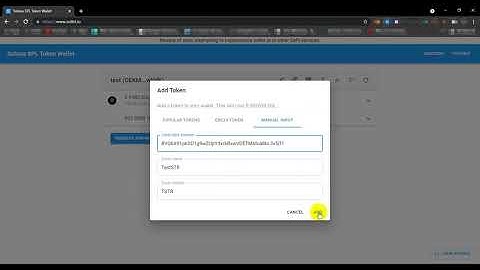 How to Add TSTR Token for Solster Testnet Testing