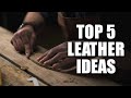 TOP 5 DIY Leather Craft Ideas 2021 | NewMan DIY