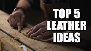 Top 5 Diy Leather Craft Ideas 2021 Newman Diy