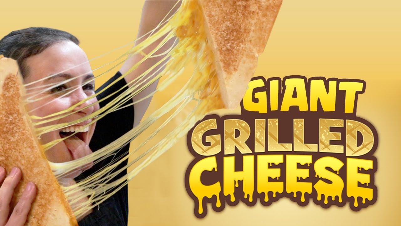 DIY Giant Grilled Cheese 2.0 | HellthyJunkFood