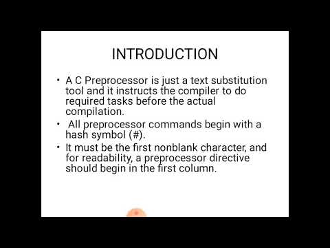 Preprocessor Directive in c