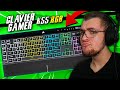 Unboxing  test clavier k55 rgb  le meilleur clavier de 2023