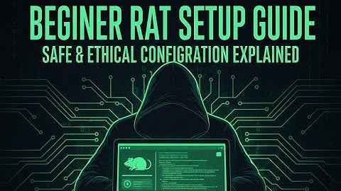 Beginner RAT Setup Guide | Safe & Ethical Configuration Explained#Rat#ratsoftware 