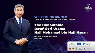 Dinner address by YB Dato’ Seri Utama Haji Mohamad bin Haji Hasan at 37APR