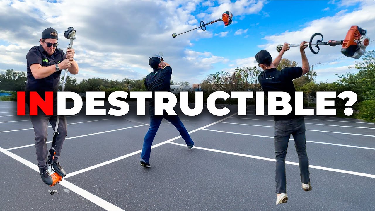 Destroying a STIHL String Trimmer in 14 minutes - Extreme Durability Test
