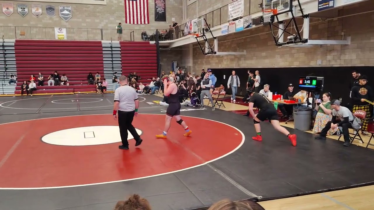 2026 01 10 Wayne #15 at Sandy tournament vs. #27 seed heavy weight