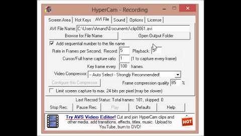 How To Sync Audio & Video On Hypercam 2