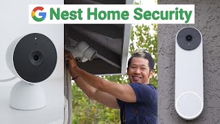 Setting up my first Home Security system w\/ New Google Nest Cameras \& Doorbell