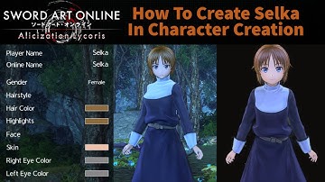[SAOAL] How To Create Selka In Character Creation