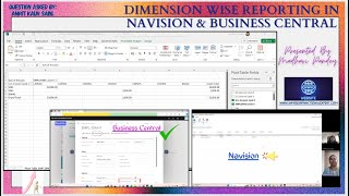 Analysis View - Employee Dimension Report in Navision & Business Central | Use of Dimensions(D365BC)