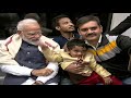 PM Narendra Modi takes Delhi Metro ride to ISKCON temple