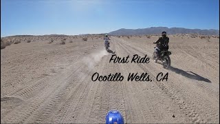 First Trips to Ride in Ocotillo Wells in the Anza-Borrego Desert!